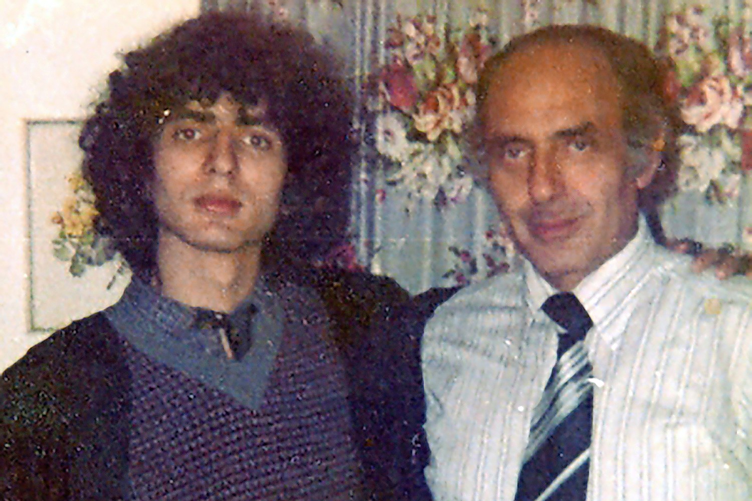 Glasman and his ‘very loving and encouraging’ father, Coleman, the year he went to Cambridge