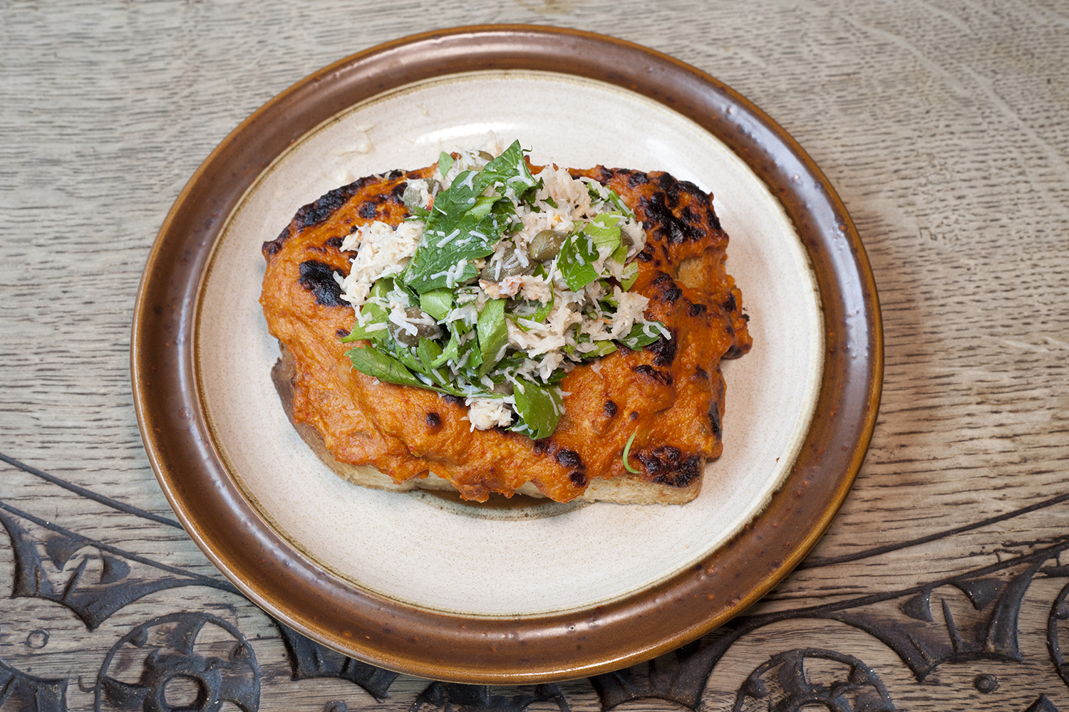 ‘My usual favourite’: crab toast