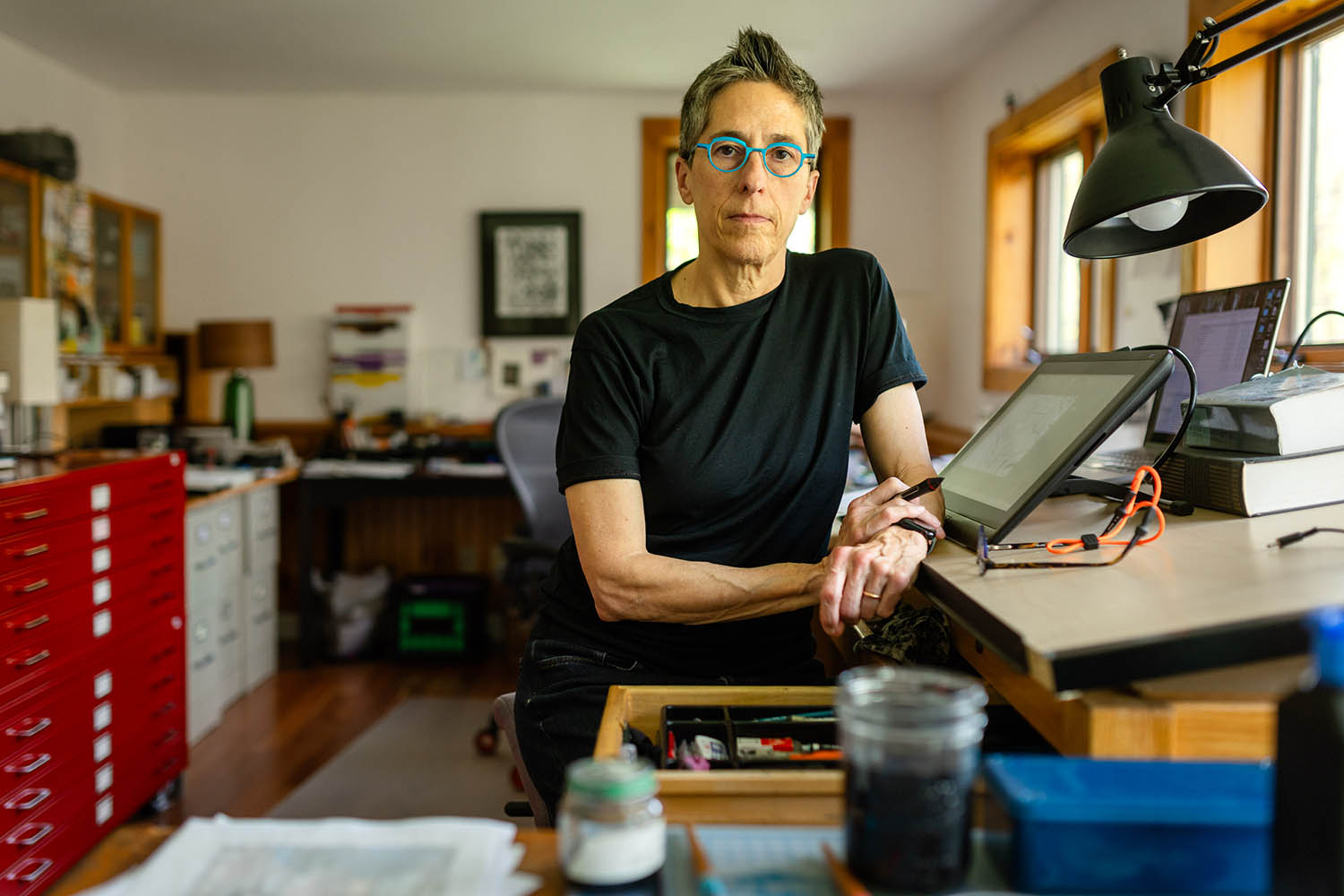 Alison Bechdel: ‘It might seem like I’m taking the piss but I love these characters’