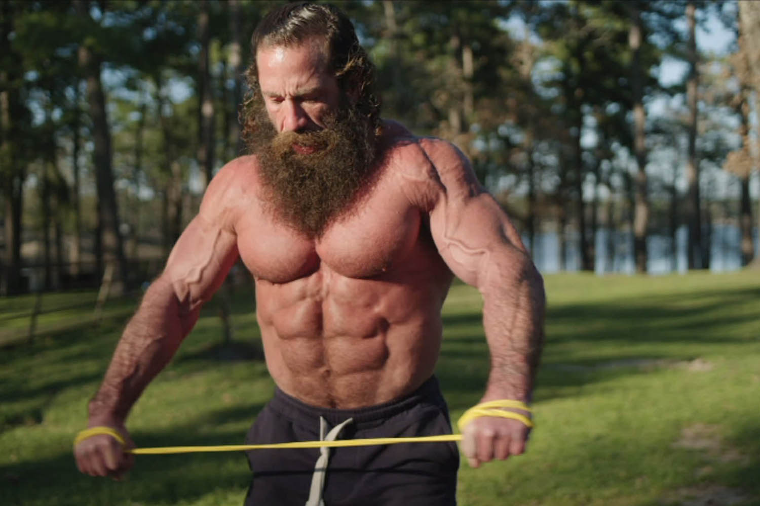 Brian Johnson in  Untold: Liver King. (Netflix)