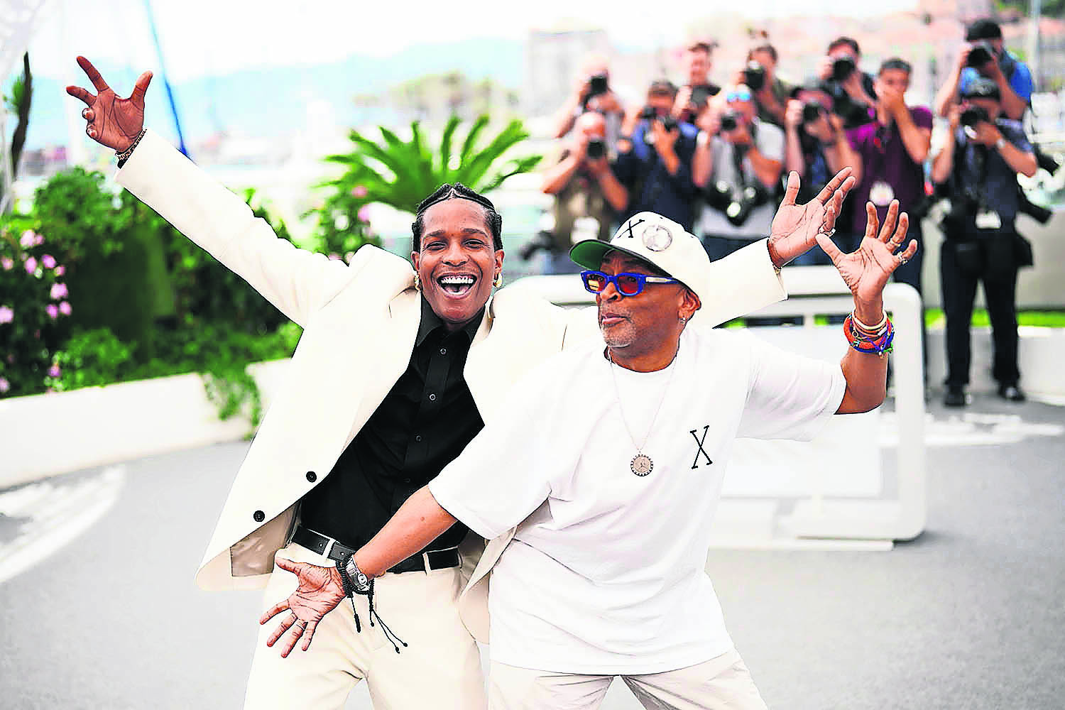 Highest 2 Lowest star A$AP Rocky, left, and director Spike Lee