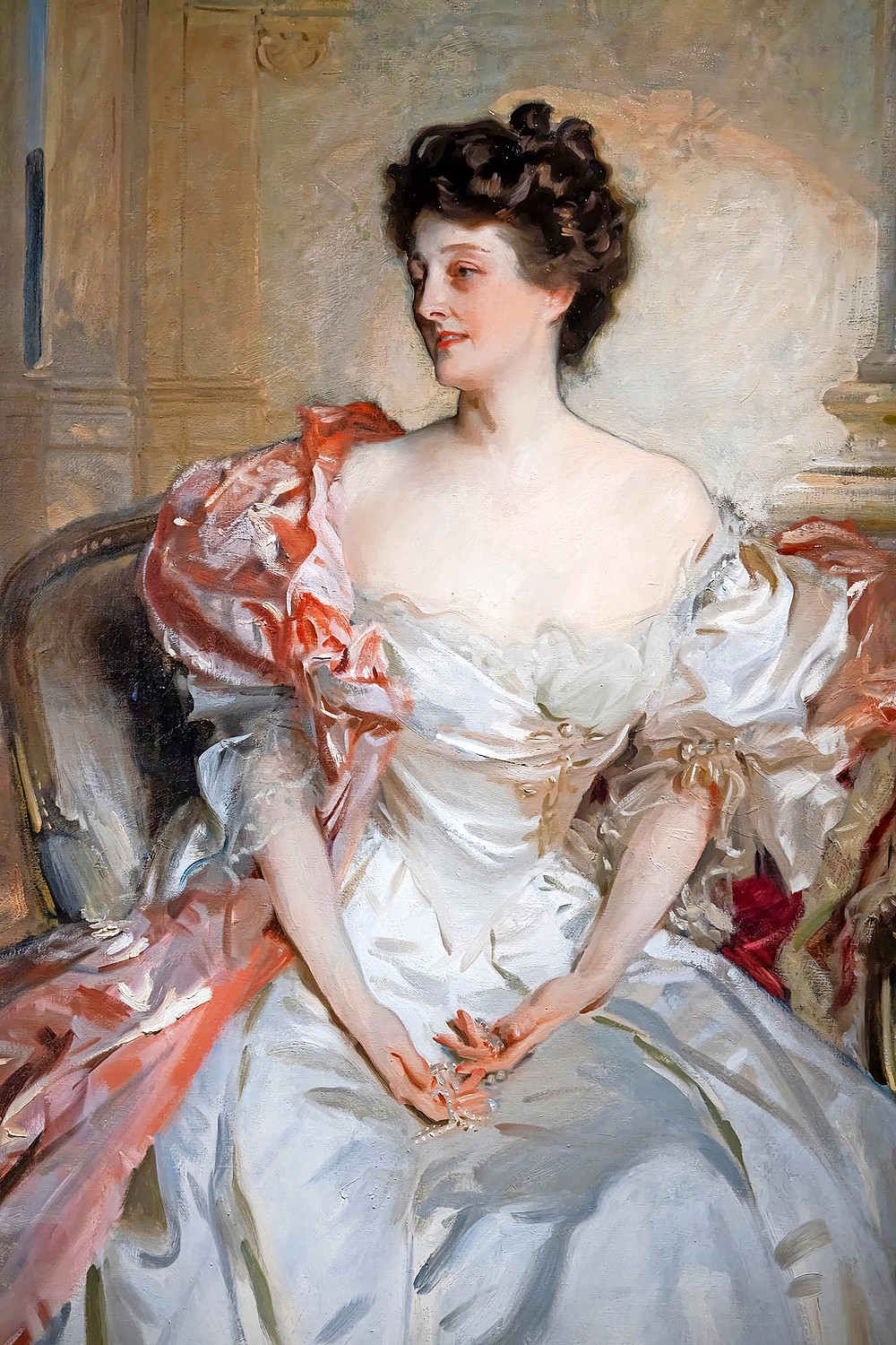 Cora Countess of Strafford, 1908, her hands ‘so casually botched you’d think she would have asked for her money back’.