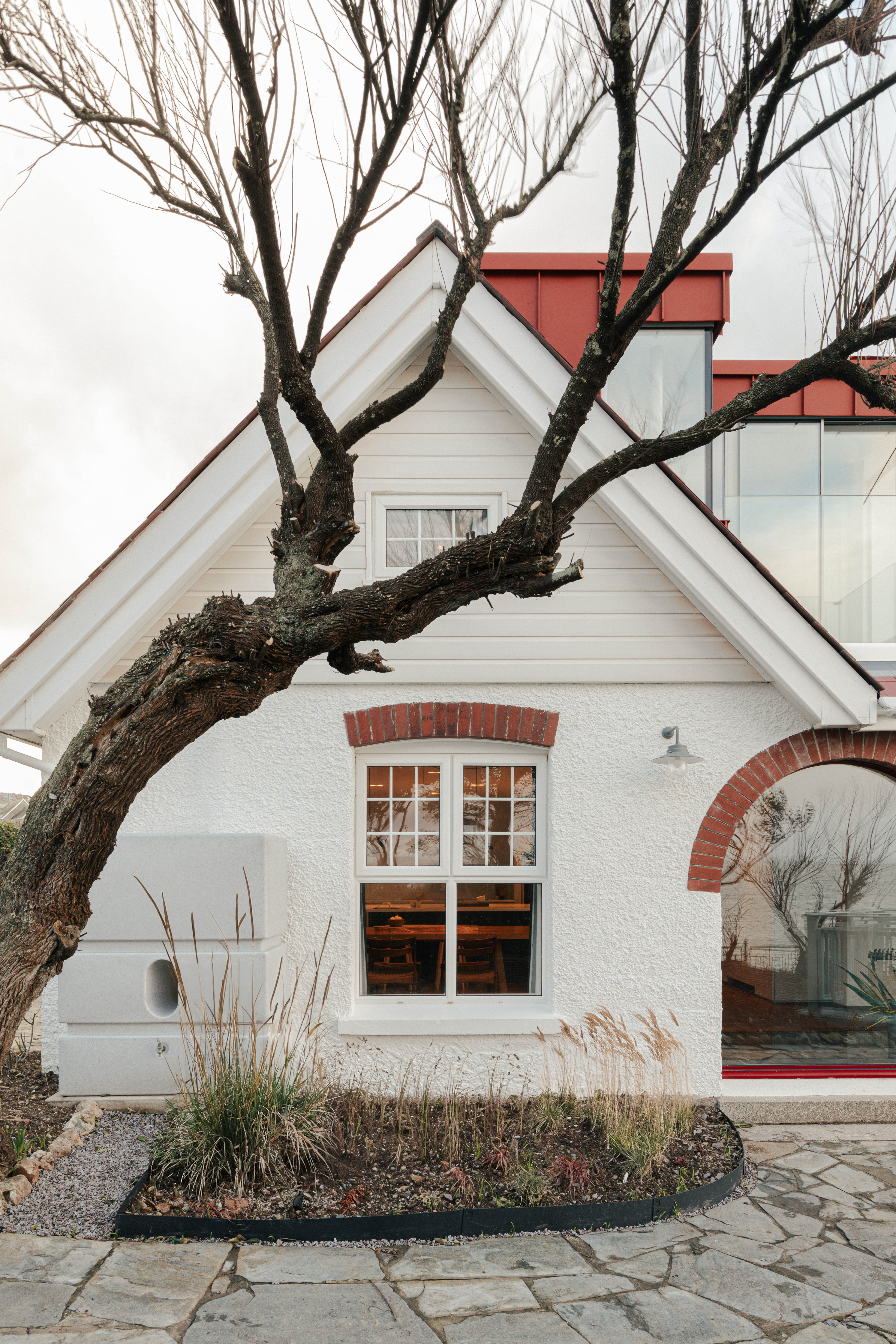 ‘In your own world’: the front aspect of the house has been completely remodelled
