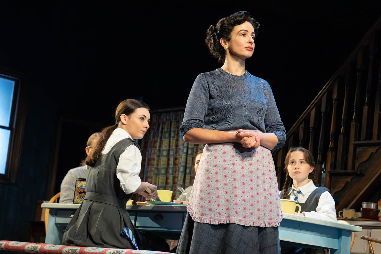Laura Donnelly plays mother and daughter in Jez Butterworth’s The Hills of California