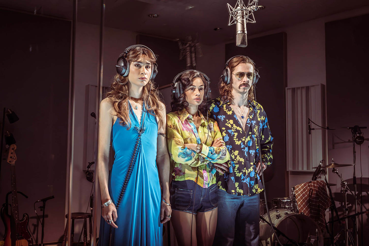 Perfect disharmony: Diana (Lucy Karczewski), Holly (Nia Towle) and Peter (Jack Riddiford)
