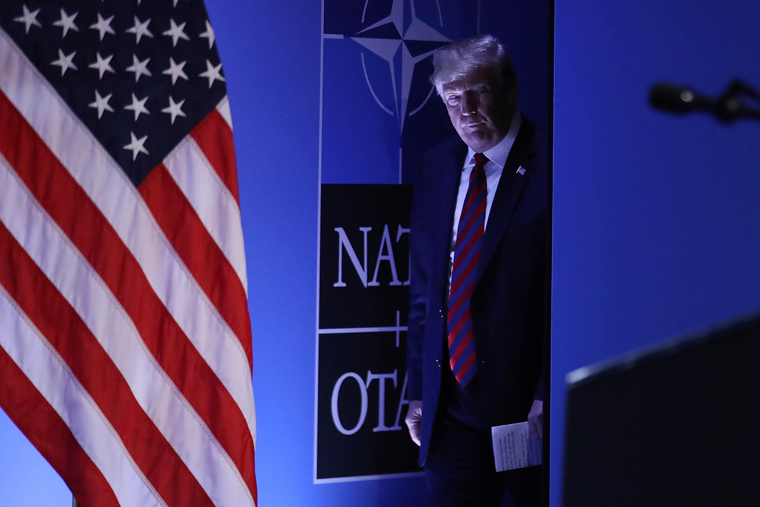 Trump keeps Nato allies on edge over pledge to increase defence spending