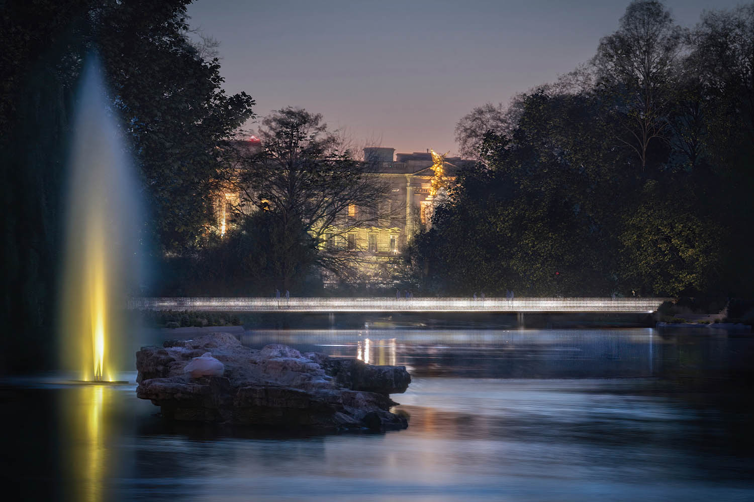 The winning design features plans for a translucent bridge
