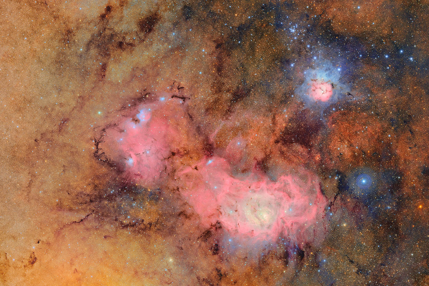 A combination of 678 separate images taken by the observatory in just over seven hours
