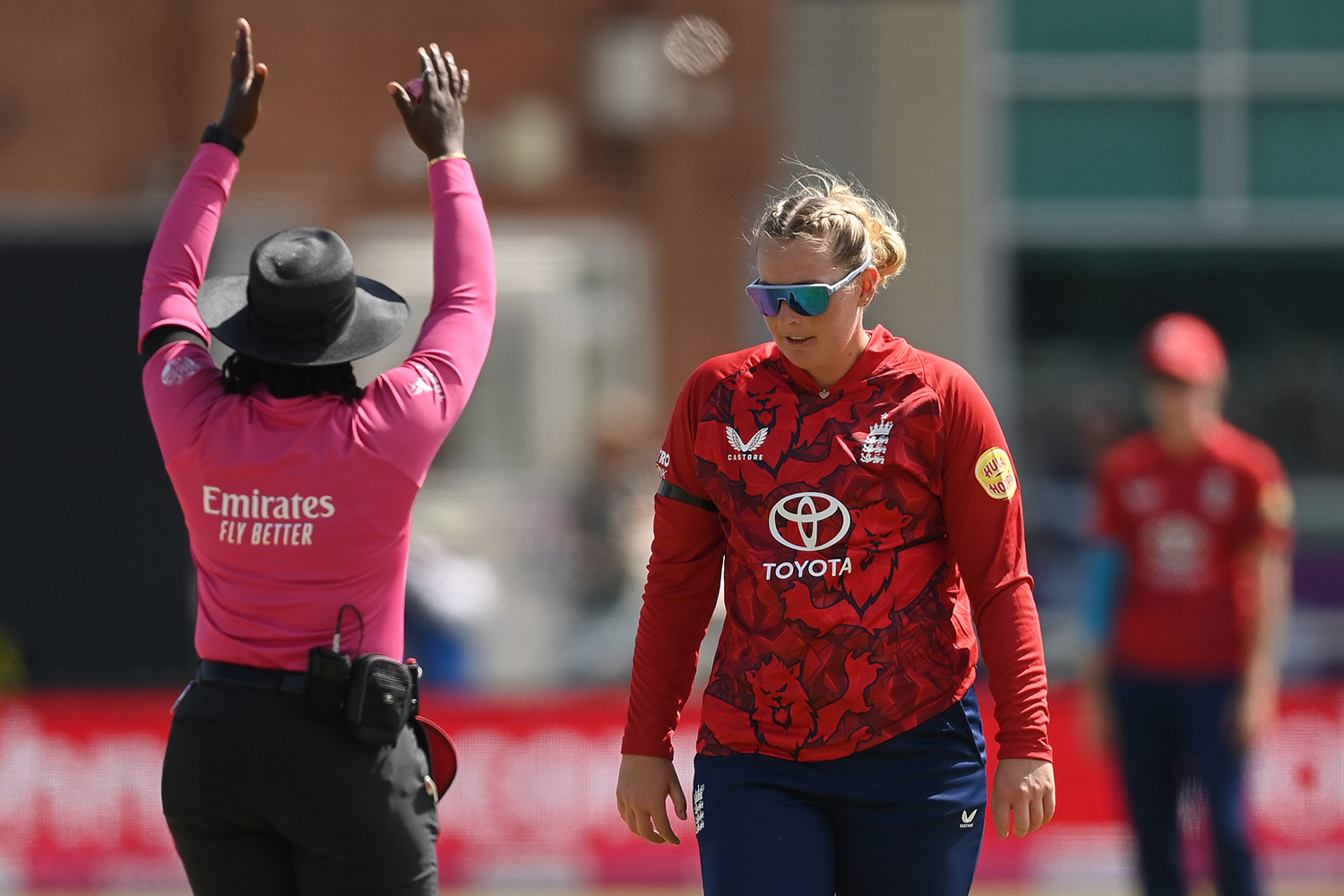 Sophie Ecclestone flattened on return as England are crushed