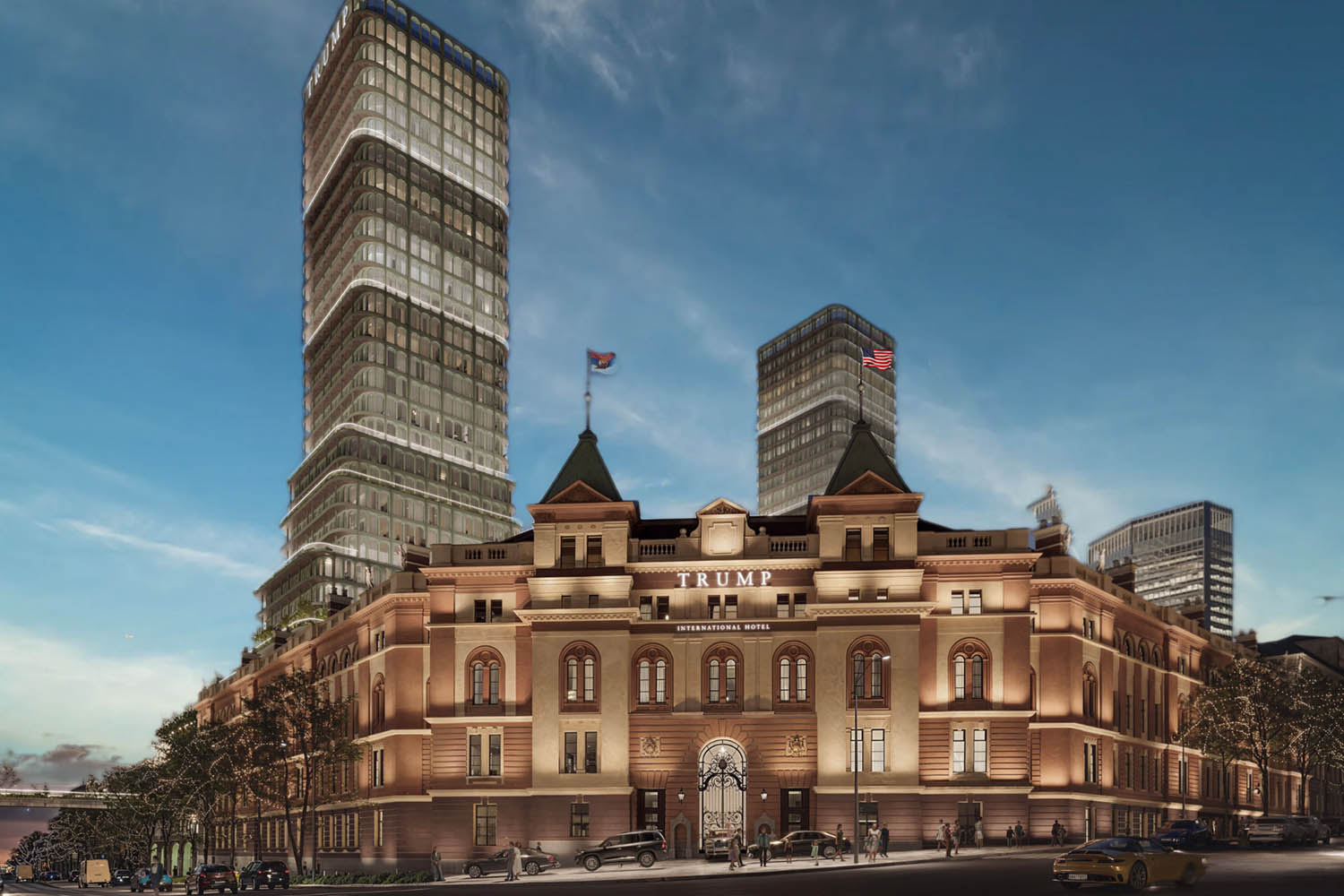 ‘An insult’: fury in Belgrade over plans to build a Trump Tower
