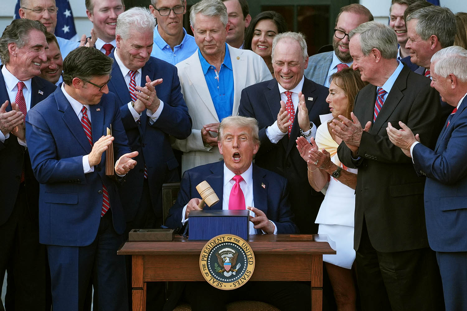 Trump ﻿is gambling that the UK will help pick up the tab