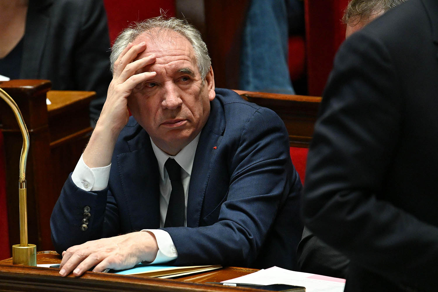Francois Bayrou at the National Assembly on 4 March.
