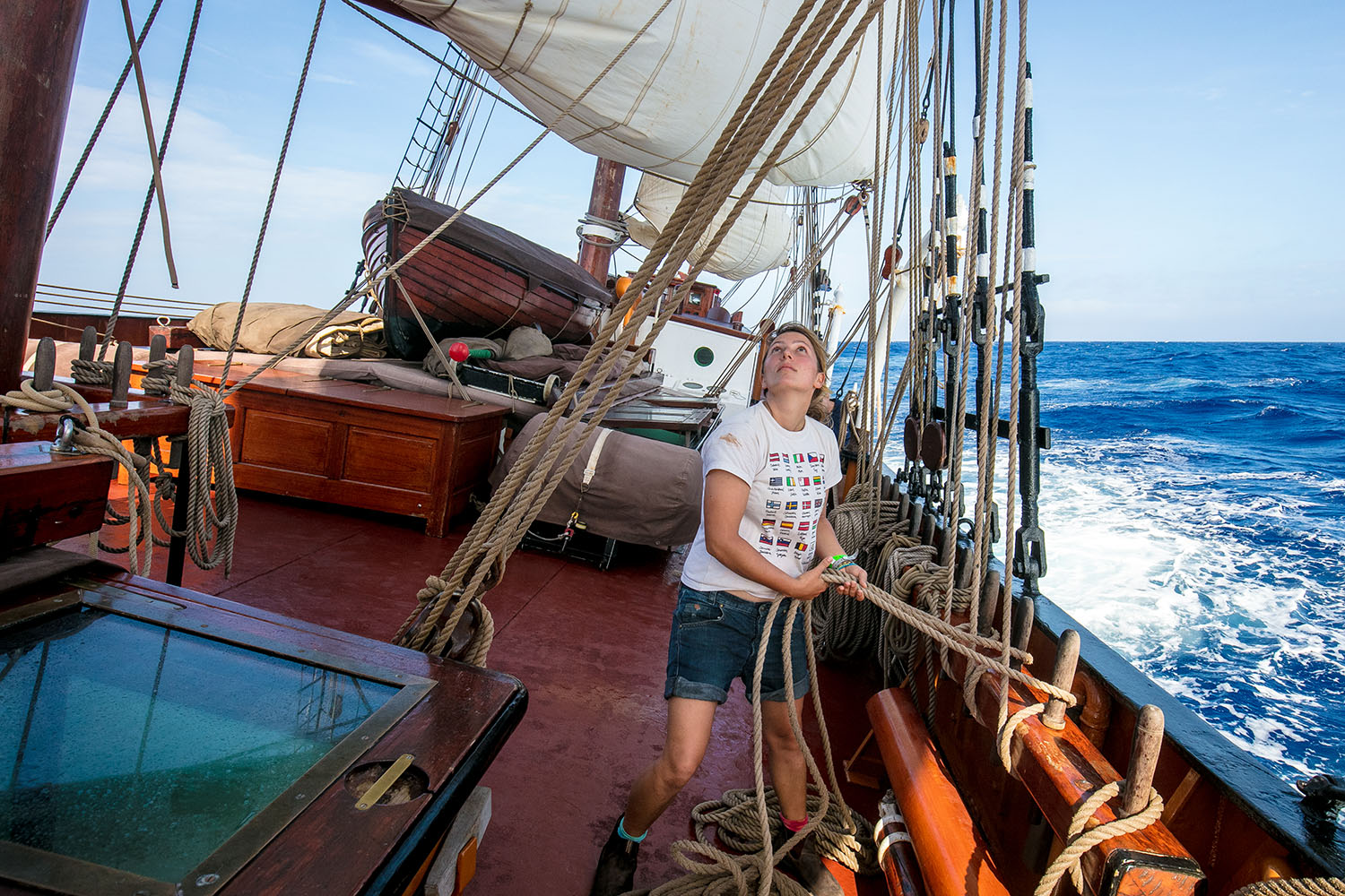 Trimming the sails