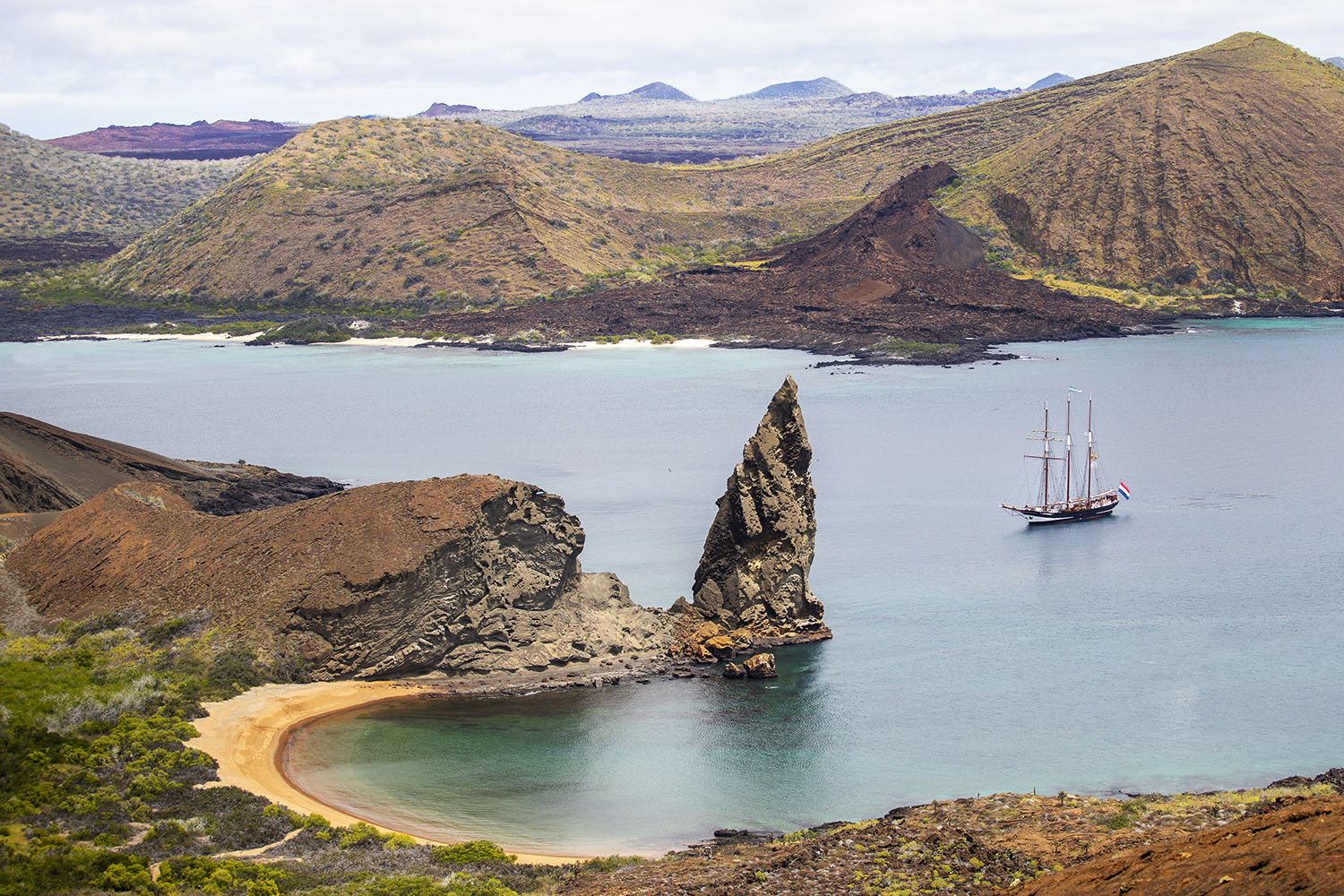 Bartolomé Island in Ecuador