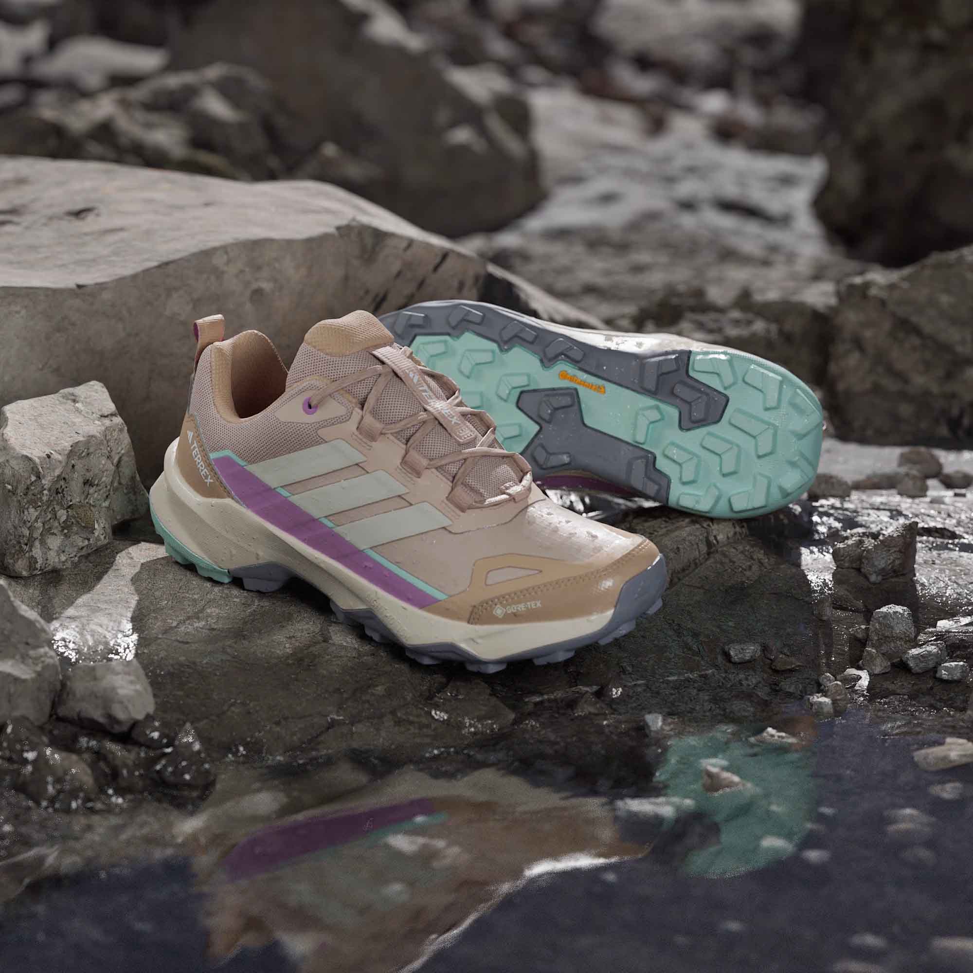 Take a HikeAdidas Terrex have  dropped a do-it-all hiking shoe, Skychaser AX5 are the brands most technical all terrain hiking shoe, boasting an array of formidable features, including new patented tech, equip with a Gore-Tex waterproof membrane, chunky Continental outsole with offset chevron lugs ideal for conquering uneven terrain. It also has an EVA foam midsole, what the brand calls Lightmotion, that’s both lightweight and cushioning for all-day hiking comfort. It also has a ripstop upper to boost its durability, helping to ensure these shoes last for seasons to come. With next-level comfort the Terrex is built for everything from muddy park trails to pounding pavements on the way to work. Hiking shoe, £100, Adidas