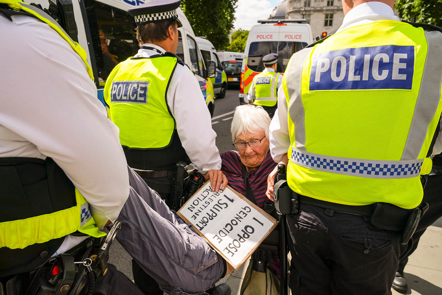 Hundreds arrested at peaceful protest in Parliament Square
