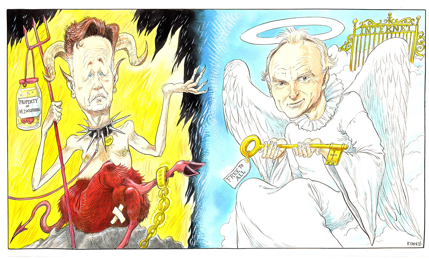 Nick Clegg and Tim Berners-Lee: the battle for the soul of the internet