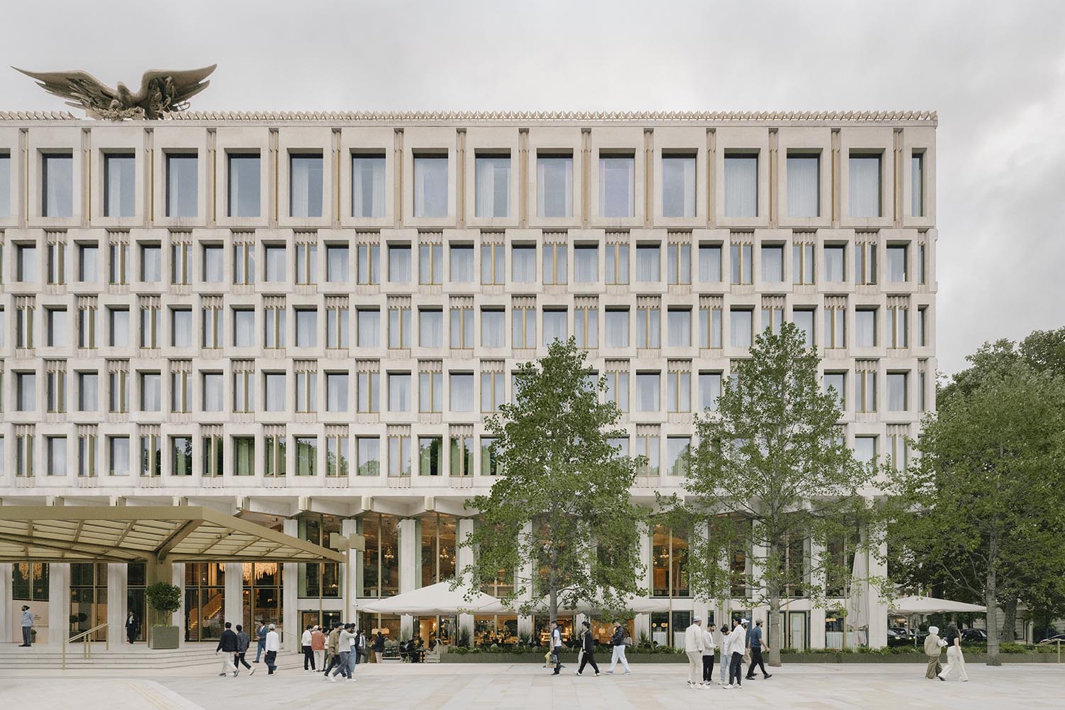 How the former US embassy became an opulent Mayfair hotel