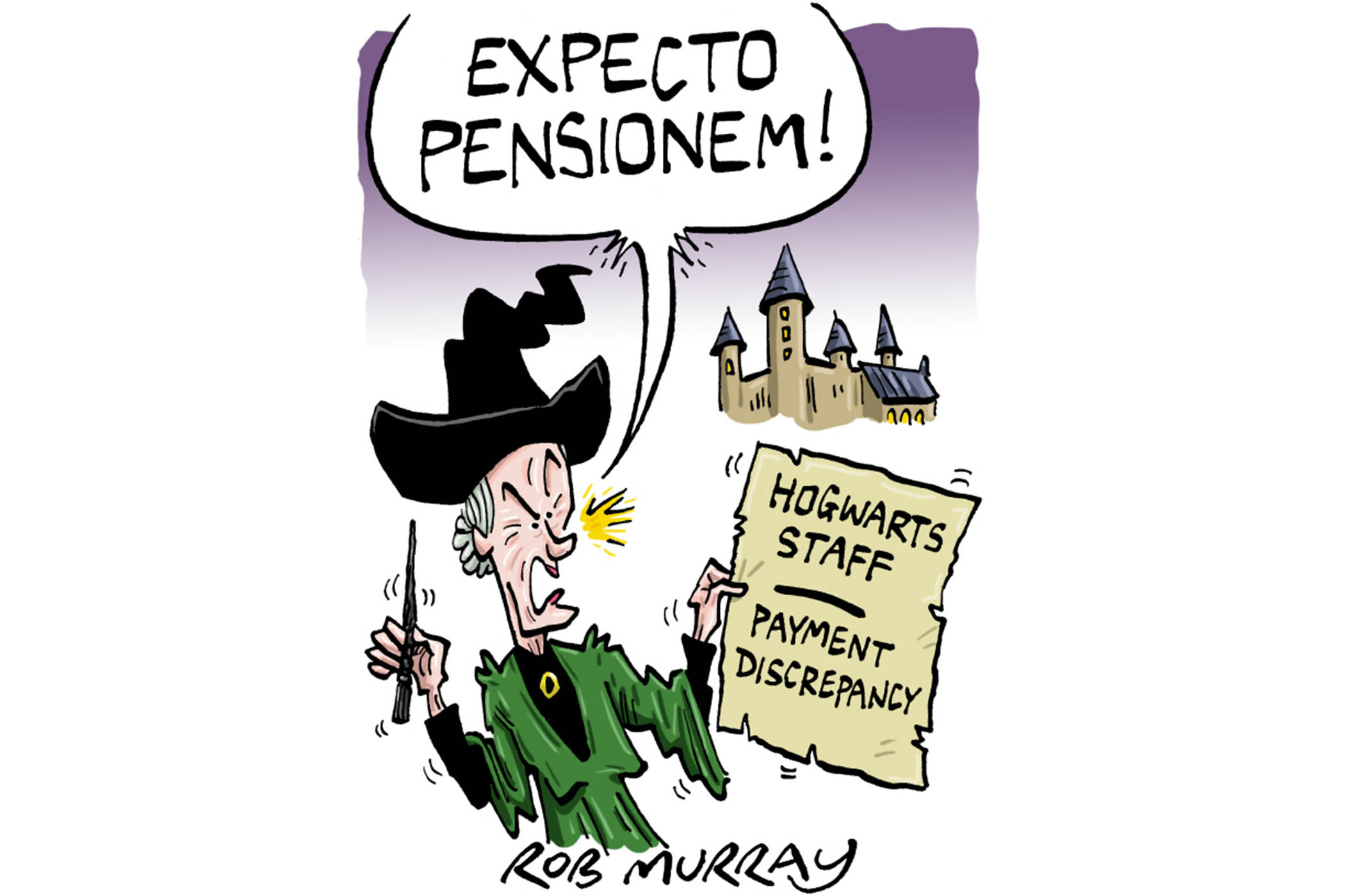 Harry Potter teacher needs pension magic