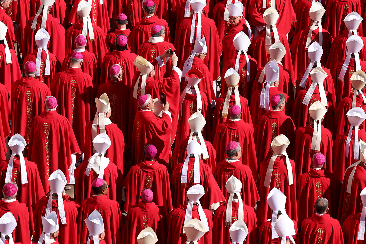 ‘He was our grandfather’: crowds gather in Rome for the Pope's final farewell