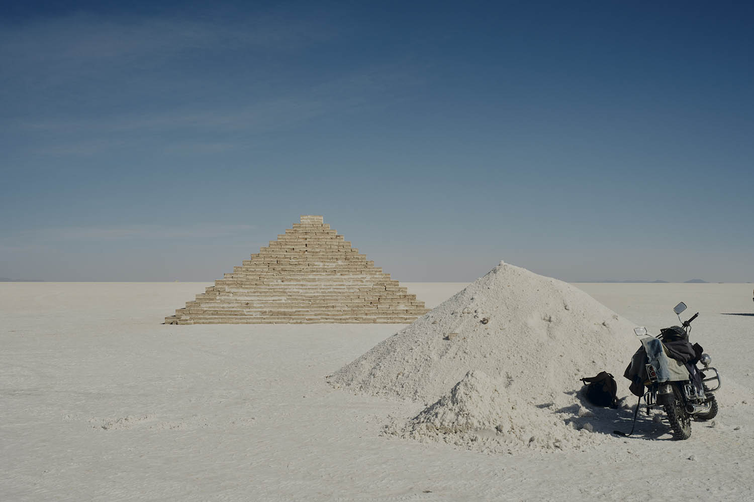 The Salar de Uyuni salt flat