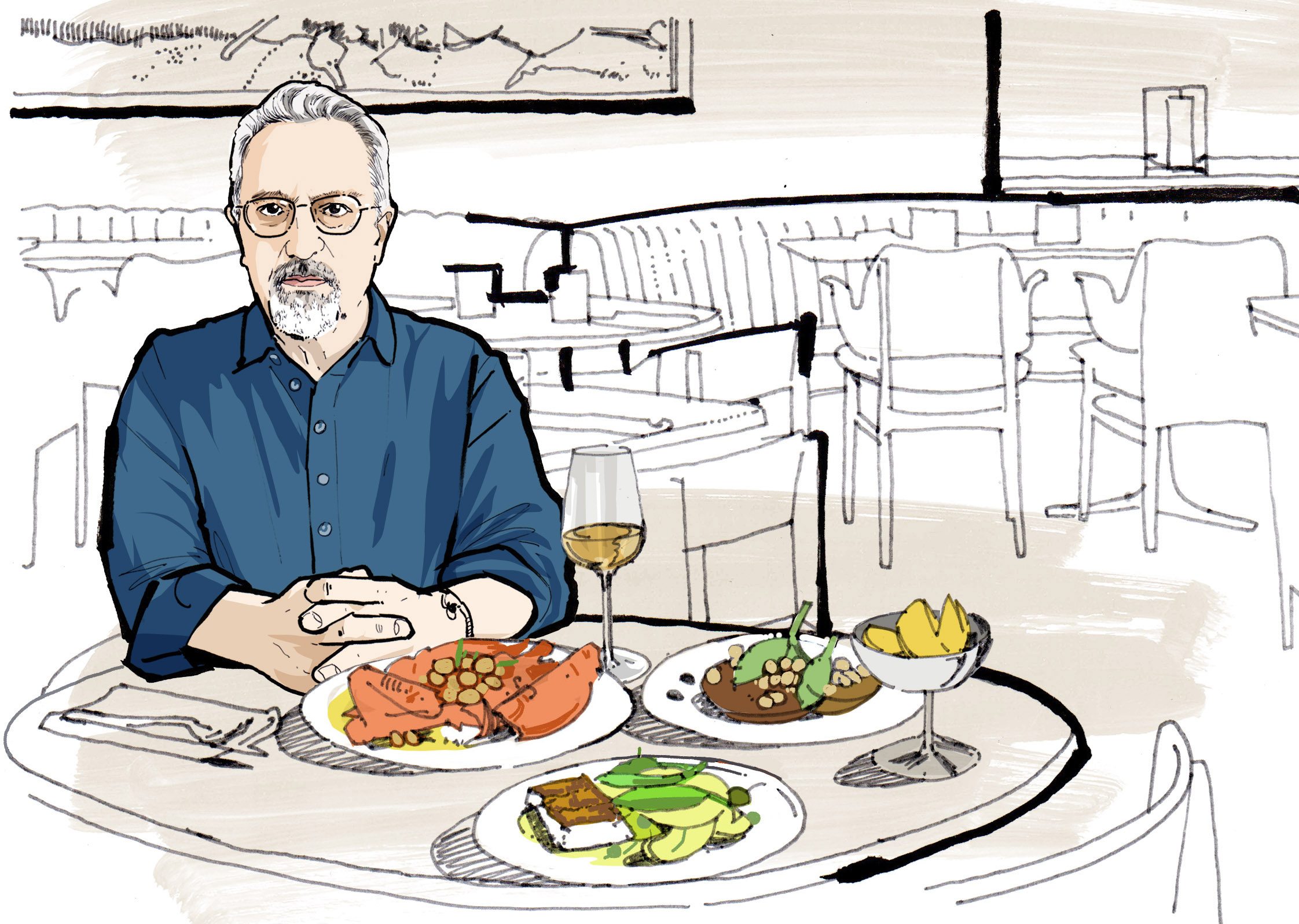 A table for… Alan Hollinghurst