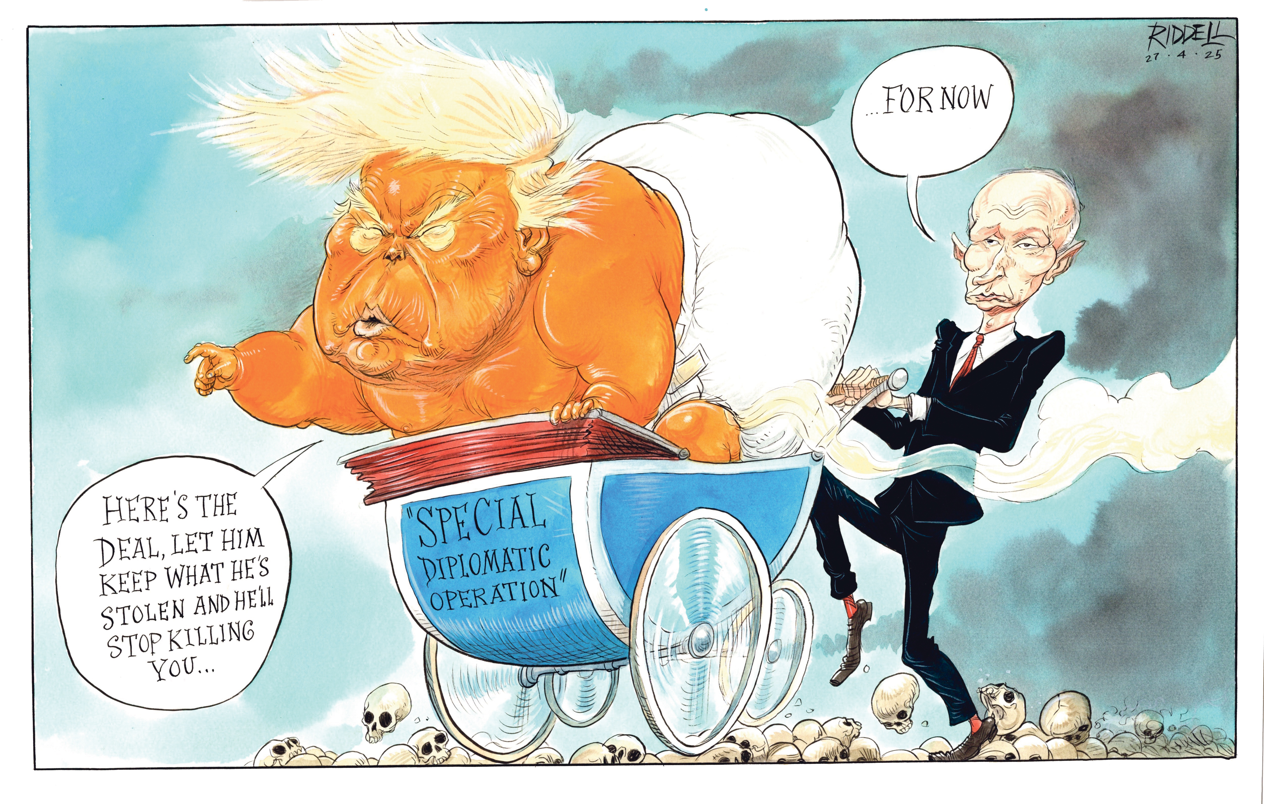 The Chris Riddell cartoon: a ‘special diplomatic operation’