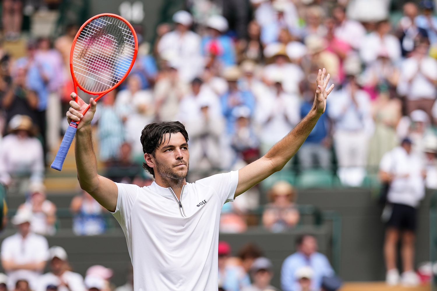 Wimbledon day two: Mpetshi Perricard serves up a new record but Fritz comes out on top