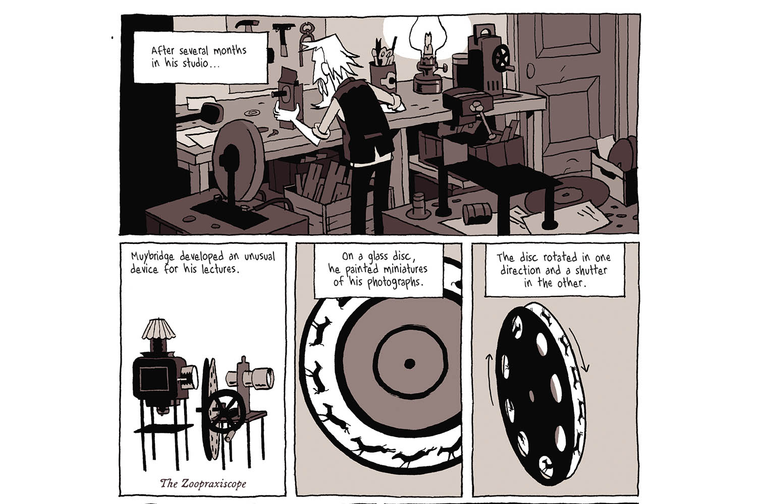 Guy Delisle’s Muybridge – the magic of the motion picture