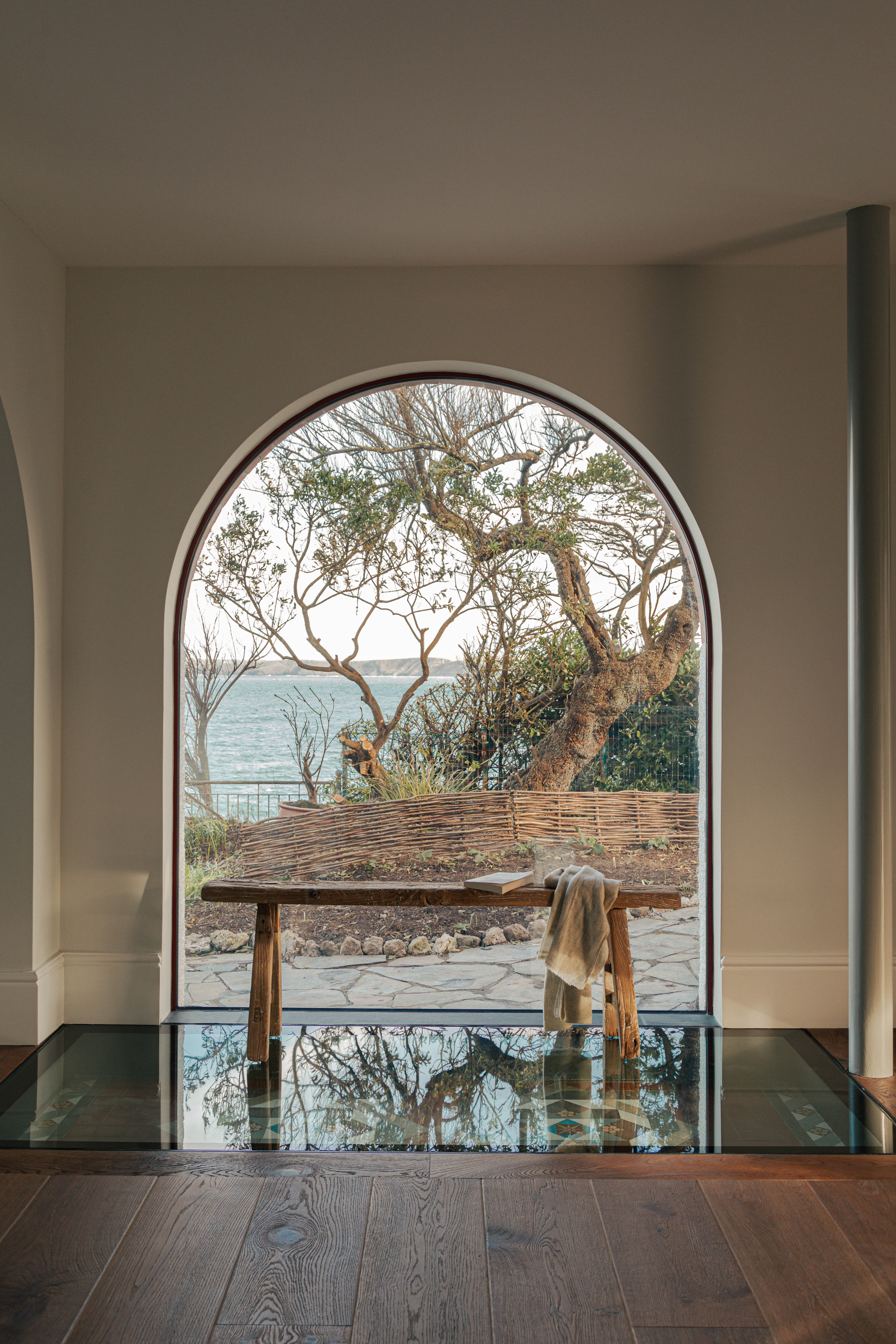 On the rocks: the original entrance is now a picture window